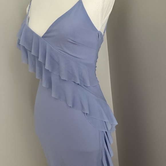 Hello Molly NEW Flaunt It Girl Frill Mesh Maxi Dress - Picture 6 of 11